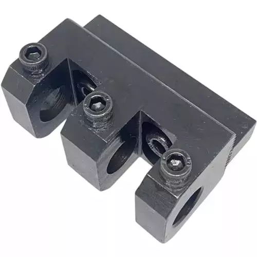 Buyohlic International Turning Tool Post Holder Set 5/8 inch (15.8 mm) Boring Bar for 1/2 inch (12.7 mm) Straight and Adjustable Shank