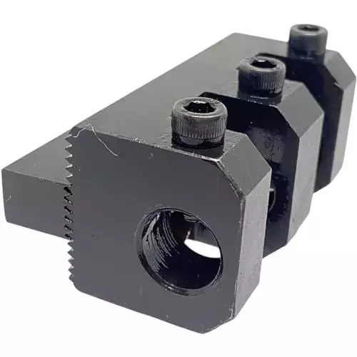 Buyohlic International Turning Tool Post Holder Set 5/8 inch (15.8 mm) Boring Bar for 1/2 inch (12.7 mm) Straight and Adjustable Shank