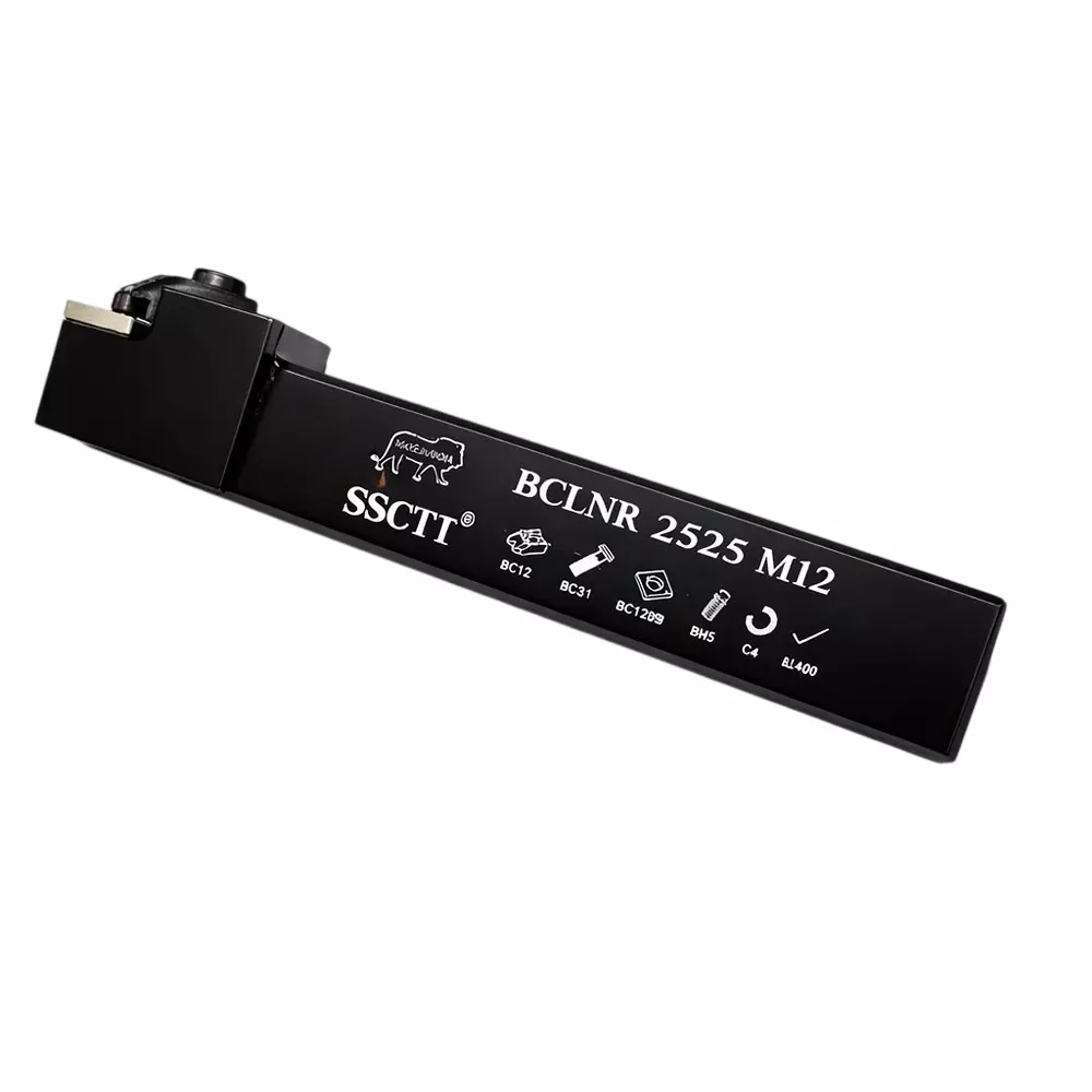 SSCTI Tool Holder Square Shank 25x25 mm Right Hand for CNC, VTL and Lath Machine, BCLNR 2525 M12