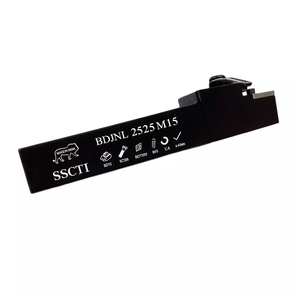 SSCTI Tool Holder Square Shank 25x25 mm Left Hand for CNC, VTL and Lath Machine, BDJNL 2525 M15