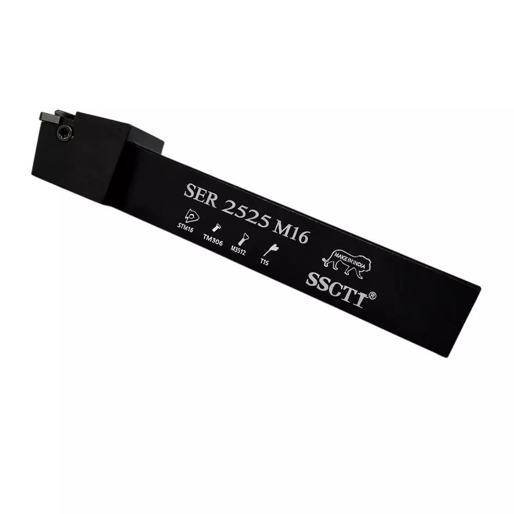 SSCTI Tool Holder Square Shank 25x25 mm for CNC, VTL and Lath Machine, SER 2525 M16