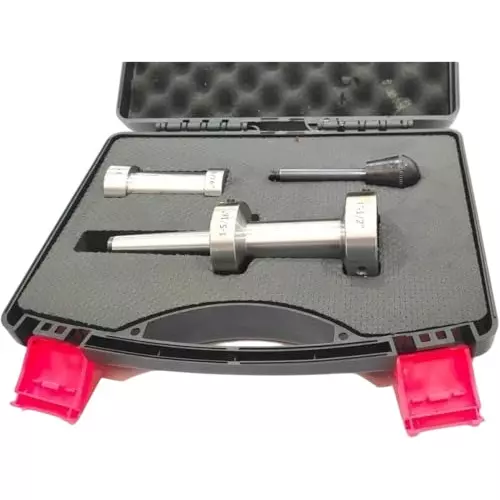 A.D INTERNATIONAL Lathe Tailstock Die Holder Rigid and Precise with Imperial Measuring Scale and MT2 Shank, J8-UJN3-YKVX