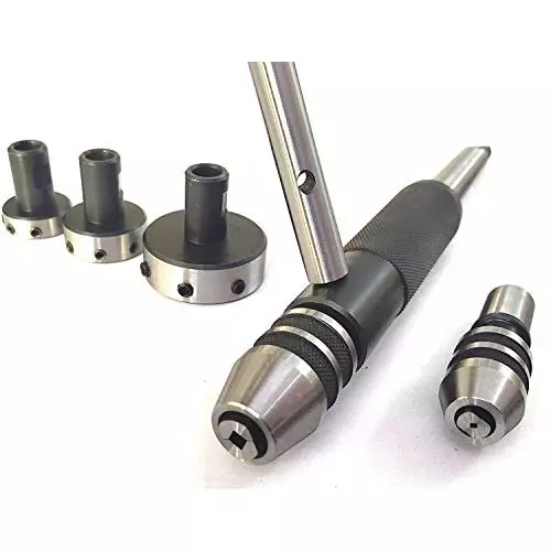 A.D INTERNATIONAL Tailstock Die Holder Set with MT3 Shank for Threading And Tapping On Lathe Machine, JO-LKTD-YQ4M