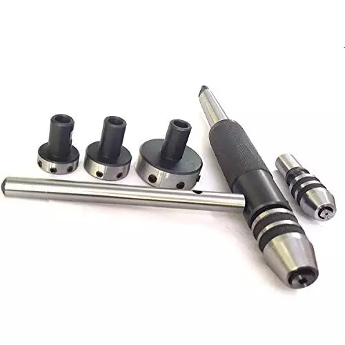 A.D INTERNATIONAL Tailstock Die Holder Set with MT3 Shank for Threading And Tapping On Lathe Machine, JO-LKTD-YQ4M