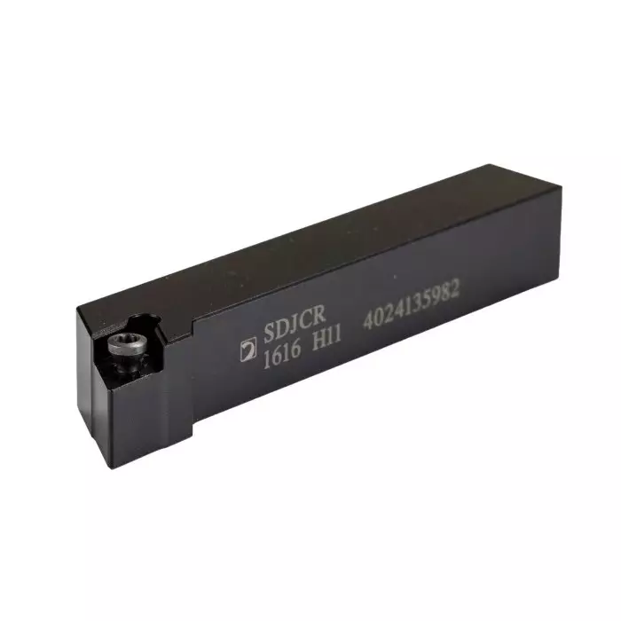 DORMER PRAMET SDJCR Series Lathe Tool Holder for Use with D cmT 11T3 16 mm Height 93° Approach 100 mm Length, SDJCR 1616 H 11