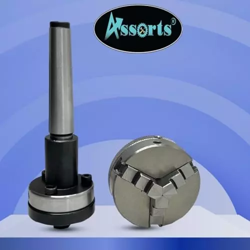 Assorts Tailstock Die Holder Set Alloy Steel 2MT 65 mm Chuck 3 Jaw