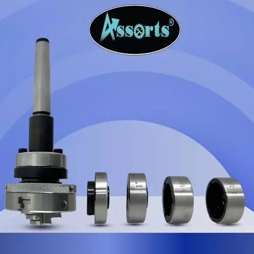 Assorts Tailstock Die Holder Set Alloy Steel 2MT 65 mm Chuck 3 Jaw