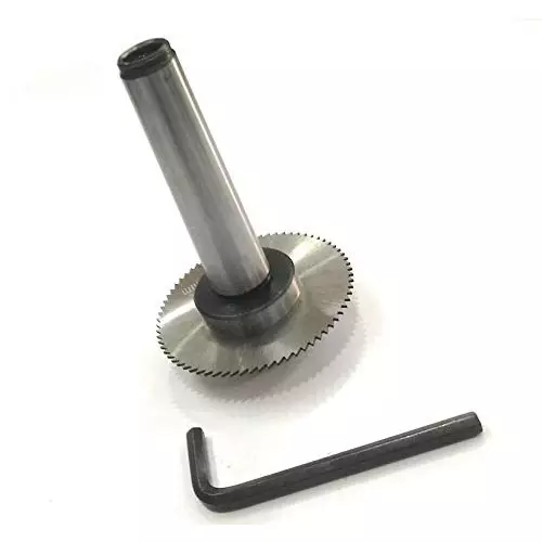 Assorts Slitting/Slotting Saw Holder with Circular Saw Blade 3MT Shank M12x1.75 mm Drawbar