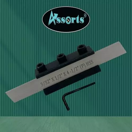 Assorts Parting Cut Off Tool Holder Tool Steel Body & HSS Blade 12.7 mm Adjustable