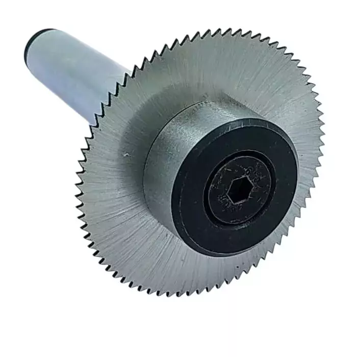 Buyohlic International Slitting Slotting Saw Holder with 10 mm Straight Shank and Circular Saw Blade, 67-RI2L-VXHJ