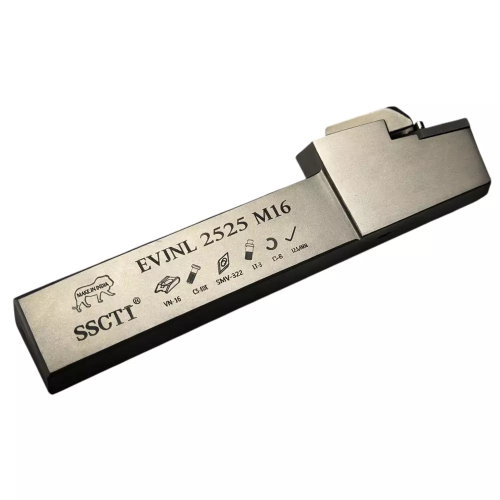 SSCTI Tool Holder Square Shank 25x25 mm Left Hand for CNC, VTL and Lath Machine, EVJNL 2525 M16