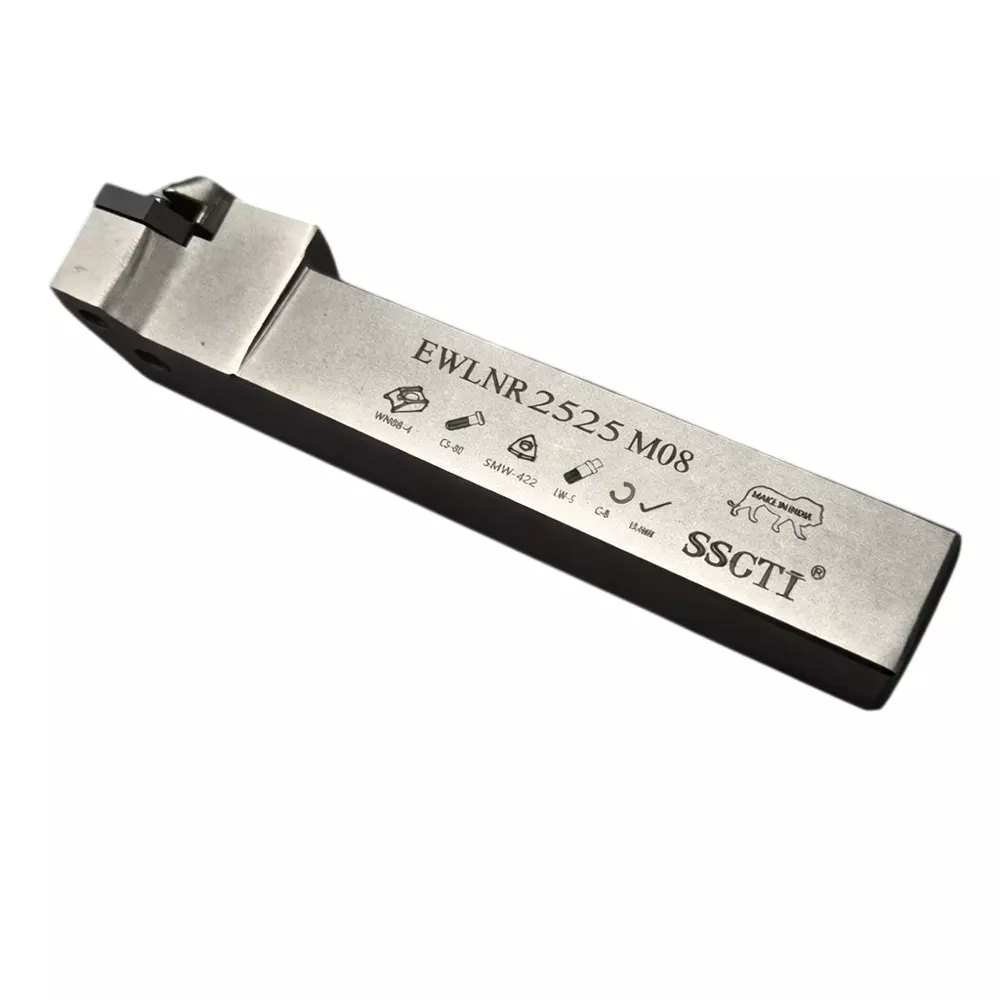 SSCTI Tool Holder Square Shank 25x25 mm Right Hand for CNC, VTL and Lath Machine, EWLNR 2525 M08