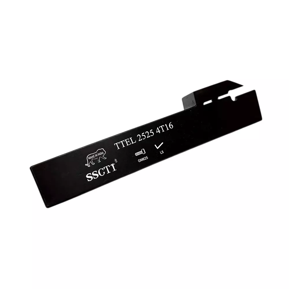 SSCTI Tool Holder Square Shank 25x25 mm Right Hand for CNC, VTL and Lath Machine, TTEL 2525 4T16