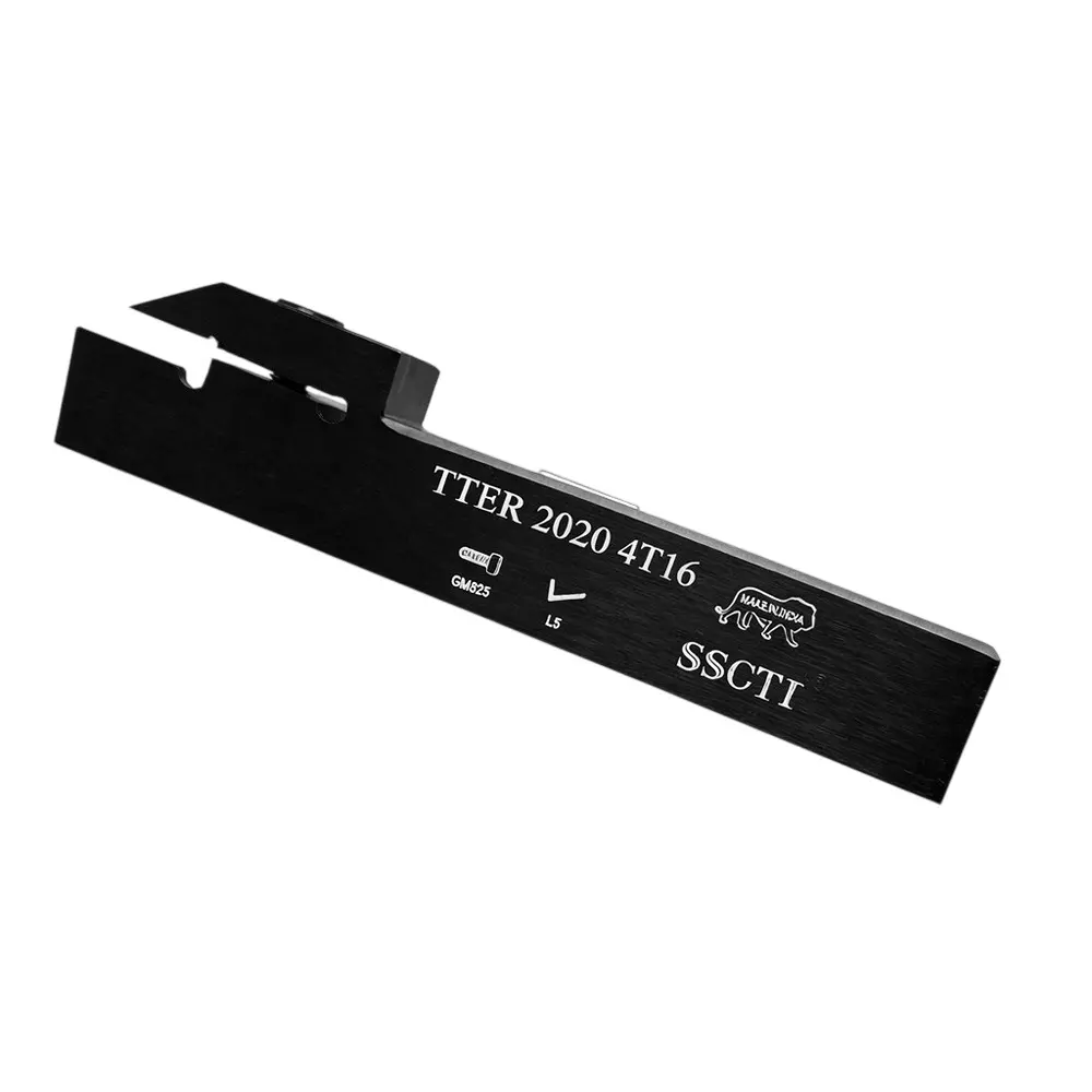 SSCTI Tool Holder Square Shank 20x20 mm Right Hand for CNC, VTL and Lath Machine, TTER 2020 4T16