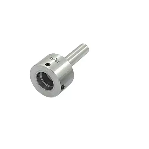 A.D INTERNATIONAL Round Die Holder with 1/2 inch (12.7 mm) Straight Shank and 13/16 inch (20.6 mm) Outer Diameter, XS-QF89-3RUB
