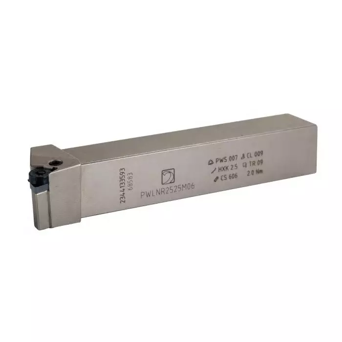 DORMER PRAMET PWLNR Series Lathe Tool Holder for Use with WNMG 0604 25 mm Height 95° Approach 150 mm Length, PWLNR 2525 M 0604