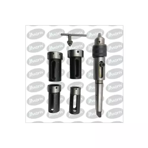 Assorts Attachments wth Die Holder & Drill Chuck High Speed Steel 38, 30, 25, 20 and 16 mm 1.5-10 mm MT-3 Size