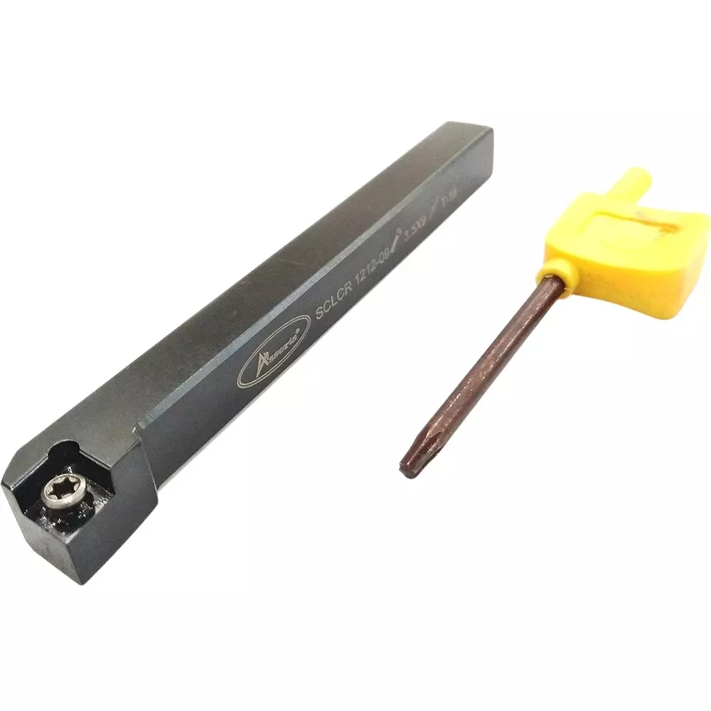 Assorts Indexable Lathe Turning Tool Holders with Key Tool Steel & Alloy Steel T15 Key 12 mm Shank Size