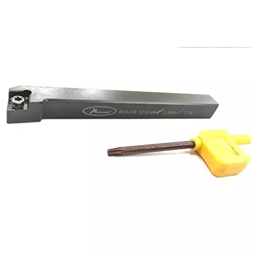 Assorts Indexable Lathe Turning Tool Holders with Key Tool Steel & Alloy Steel T15 Key 12 mm Shank Size