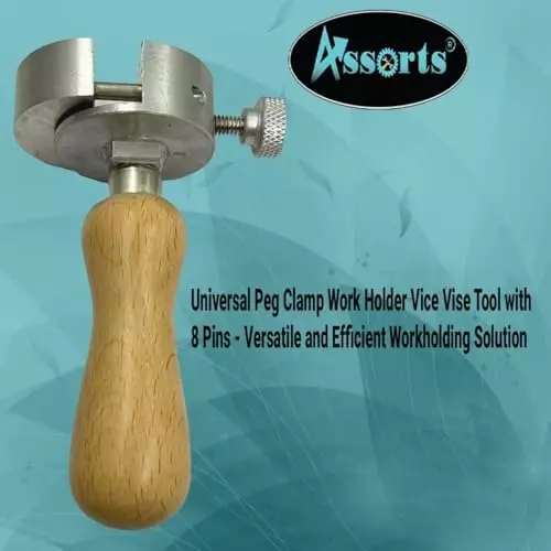 Assorts Universal Peg Clamp Work Holder Vice Aluminium Compact for Jewelry Making