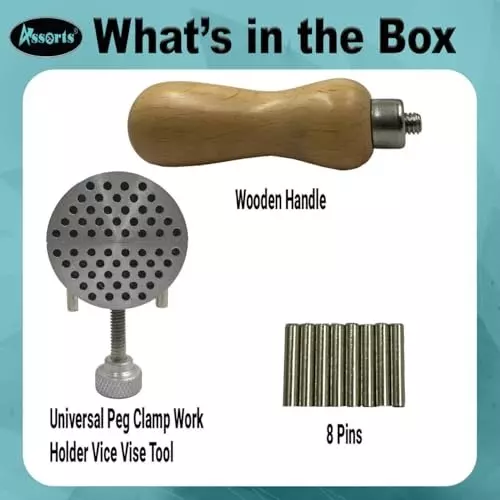 Assorts Universal Peg Clamp Work Holder Vice Aluminium Compact for Jewelry Making