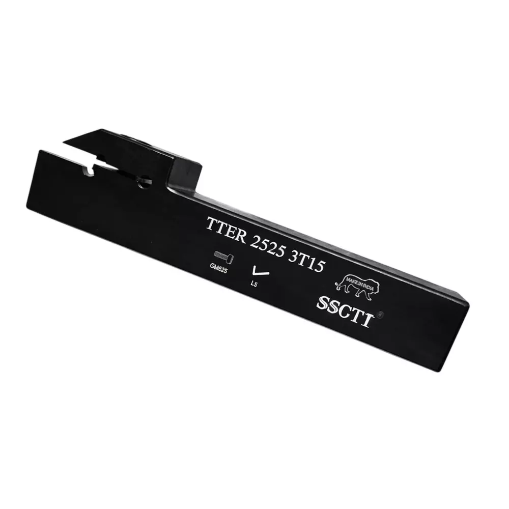 SSCTI Tool Holder Square Shank 25x25 mm Right Hand for CNC, VTL and Lath Machine, TTER 2525 3T15