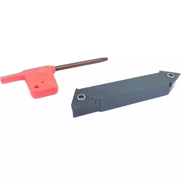 Buyohlic International Double End Indexable RH & Center Cut Turning Tool with 12 mm Square Shank for CNC & Lathe Machine, U6-YHD9-I68B
