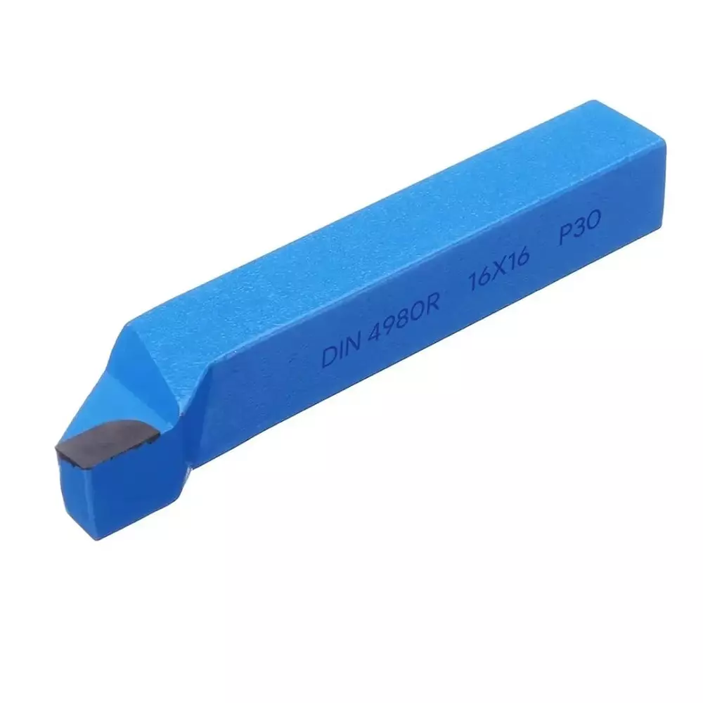 Jawsons Carbide Tipped Turning Tool Tungsten Steel DIN 4980R 16x16 mm P30, Blue