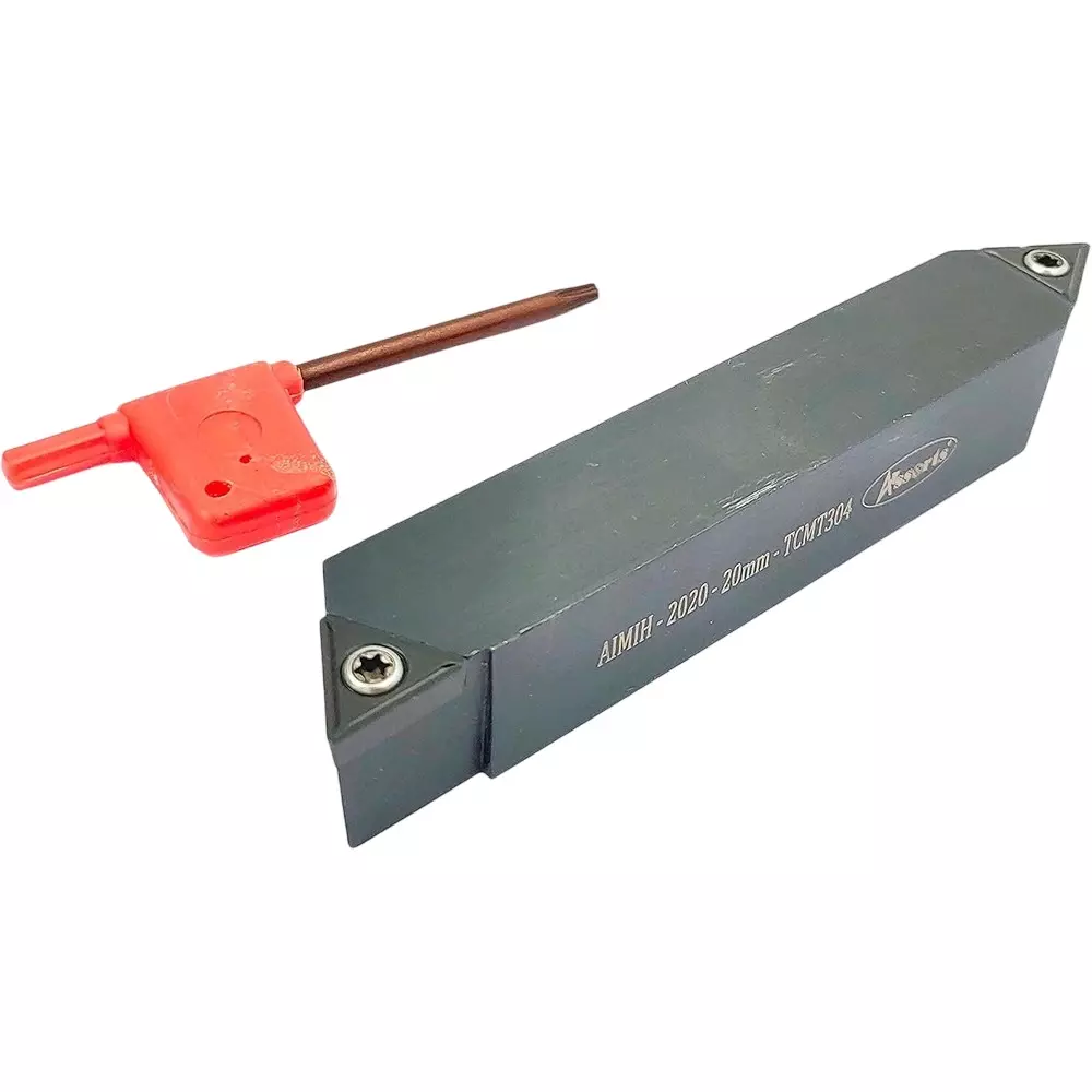 Assorts Double End Indexable RH & Center Cut Turning Tool Tool Steel Square Shank 20 mm Size with 2xTCMT Carbide Inserts
