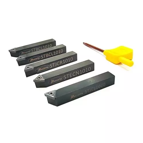 Assorts Indexable Turning Tool Set Tool Steel 12 mm Square Shank for CNC & Lathe Machine (Pack of 5)