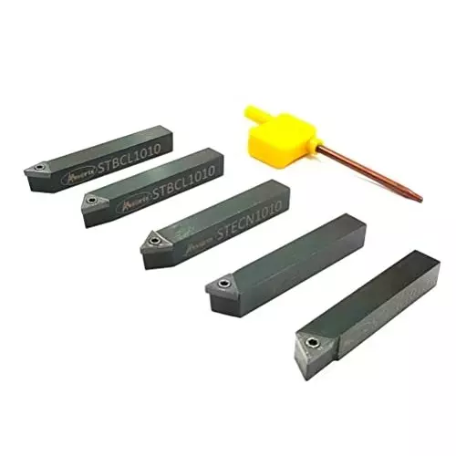 Assorts Indexable Turning Tool Set Tool Steel 12 mm Square Shank for CNC & Lathe Machine (Pack of 5)