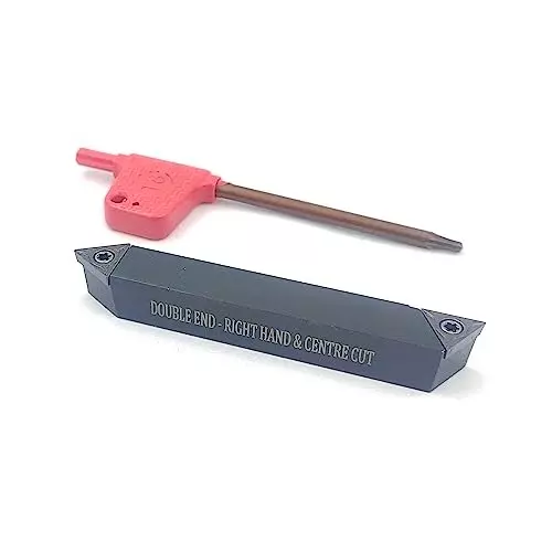 Assorts Double End Indexable RH & Center Cut Turning Tool Tool Steel Square Shank 10 mm Size with 2xTCMT Carbide Inserts