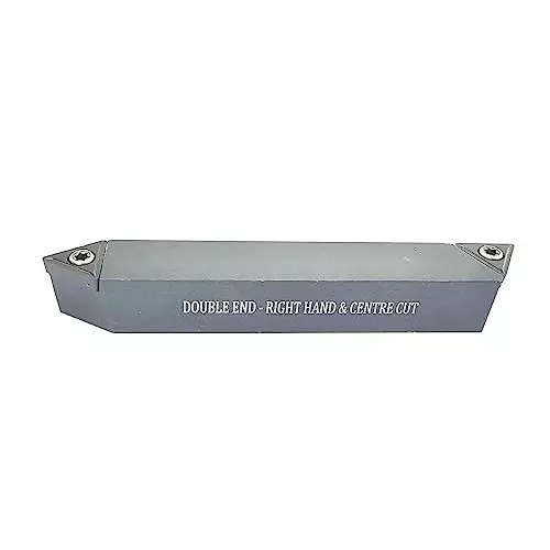 Assorts Double End Indexable RH & Center Cut Turning Tool Tool Steel Square Shank 16 mm Size with 2xTCMT Carbide Inserts