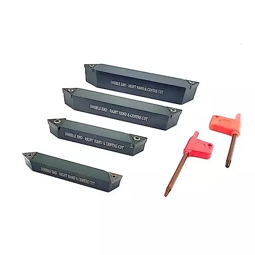 Assorts Double End Indexable RH & Center Cut Turning Tool Tool Steel Square Shank 16 mm Size with 2xTCMT Carbide Inserts