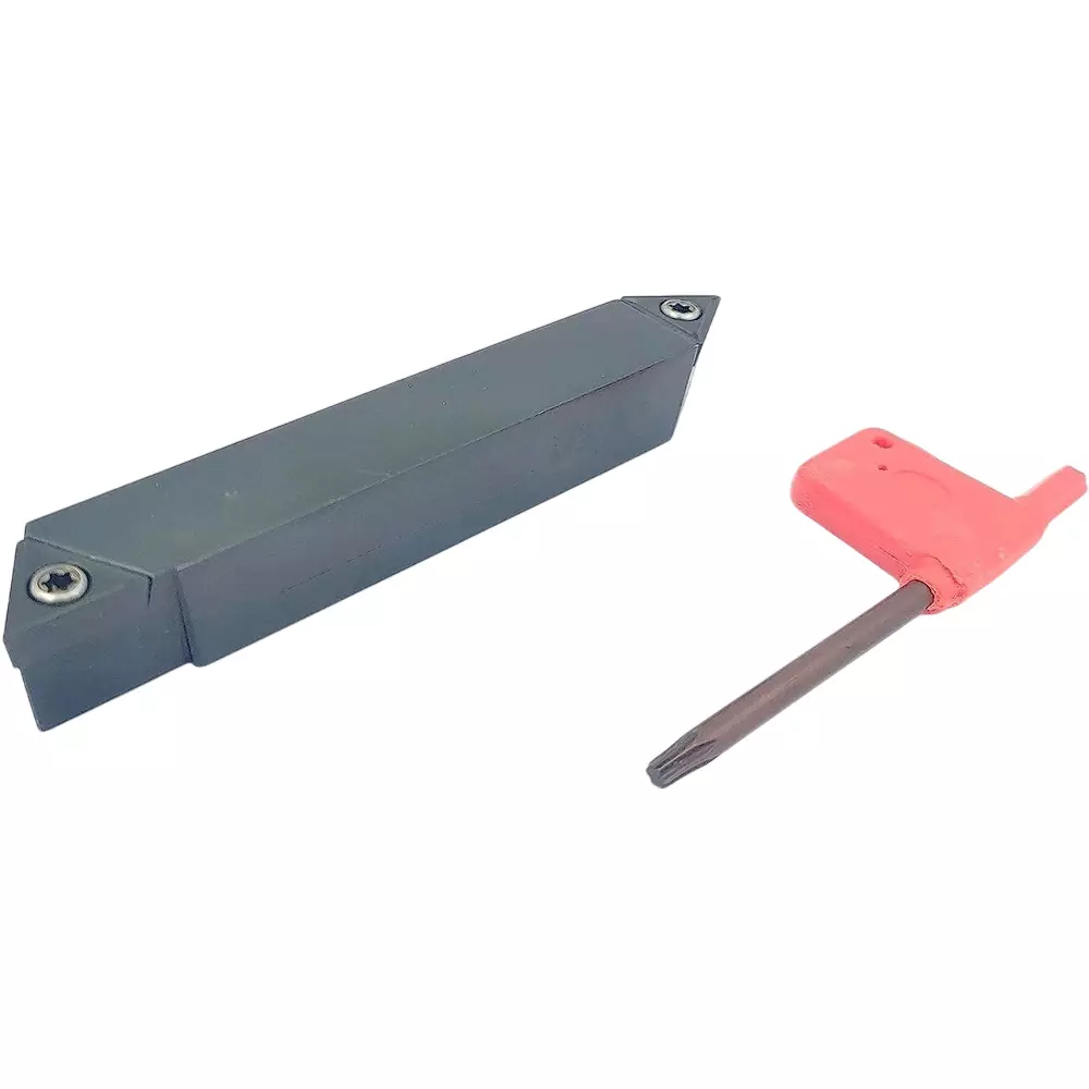 A.D INTERNATIONAL Double End Indexable RH & Center Cut Turning Tool with 16 mm Square Shank for CNC & Lathe Machine, 4N-2US8-1U75
