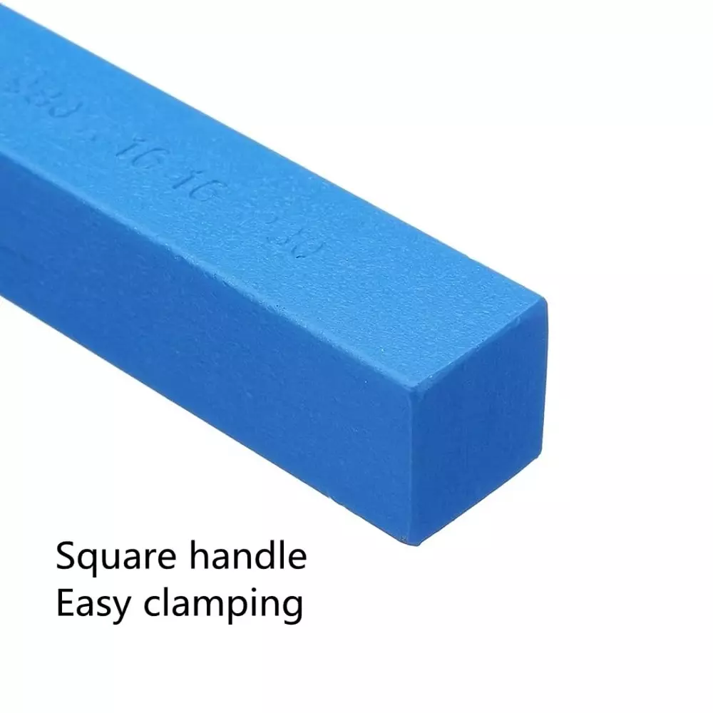 Jawsons Carbide Tipped Turning Tool Tungsten Steel DIN 4980R 12x12 mm P30, Blue