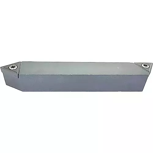 Buyohlic International Double End Indexable RH & Center Cut Turning Tool with 16 mm Square Shank for CNC & Lathe Machine, 4N-2US8-1U75