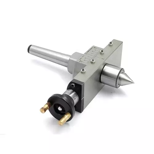 A.D INTERNATIONAL Taper Turning Attachment with Live Revolving Centre and MT1 Shank for Lathe Machine, JI-GKMH-IUQP