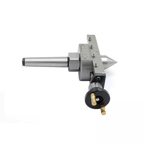 A.D INTERNATIONAL Taper Turning Attachment with Live Revolving Centre and MT1 Shank for Lathe Machine, JI-GKMH-IUQP