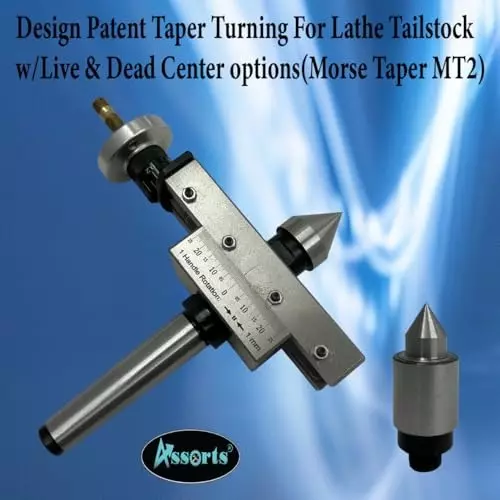 Assorts Patent Design Taper Turning Set Tool Steel Morse Taper MT2
