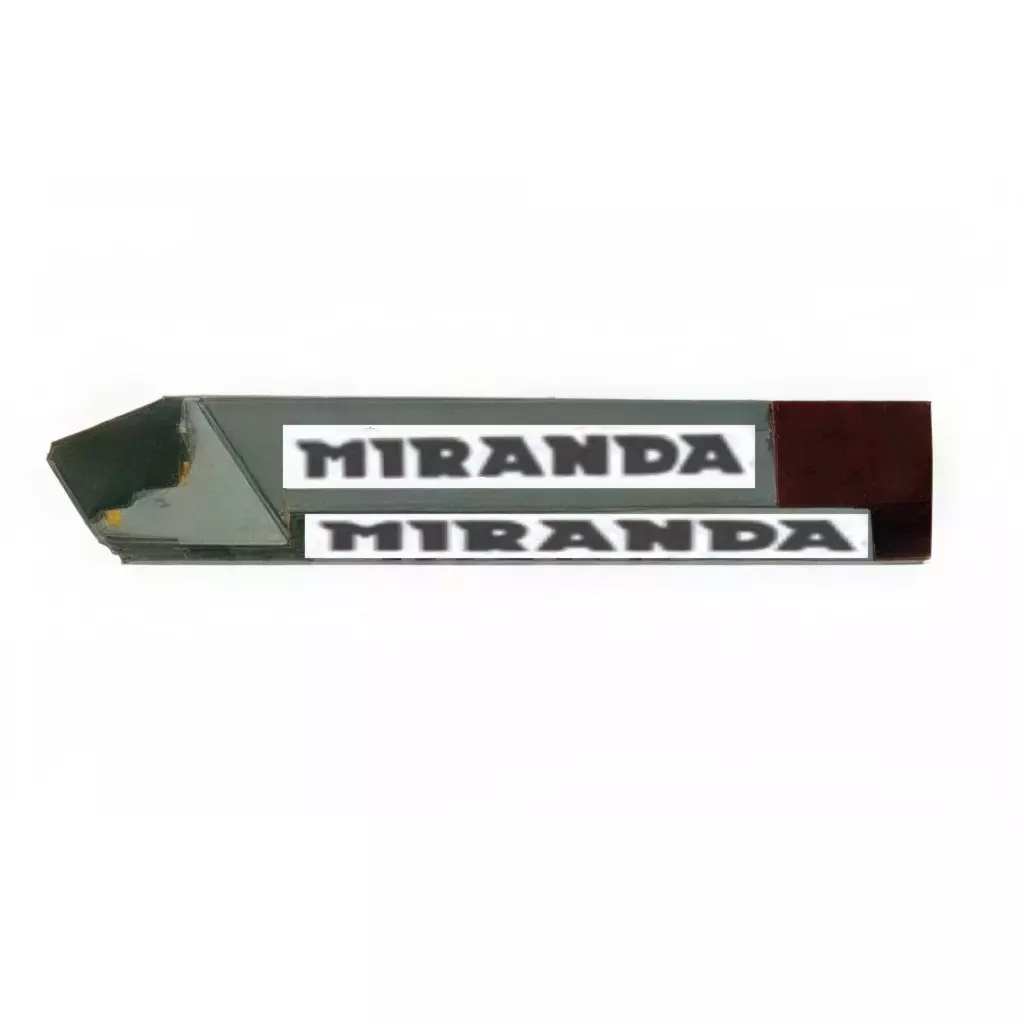 MIRANDA TOOLS Boring Tool ISO 142 Square Shape 45° K10 Grade Left Hand, Shank Size 1616 mm and Length 90 mm