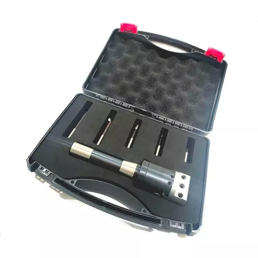 A.D INTERNATIONAL Boring Head Diameter 2 inch R8 Shank, 7/16 Unf Drawbar 1 Div. 0.0005 with 5 Pcs HSS Boring Bars, 41-CYJ1-LP44
