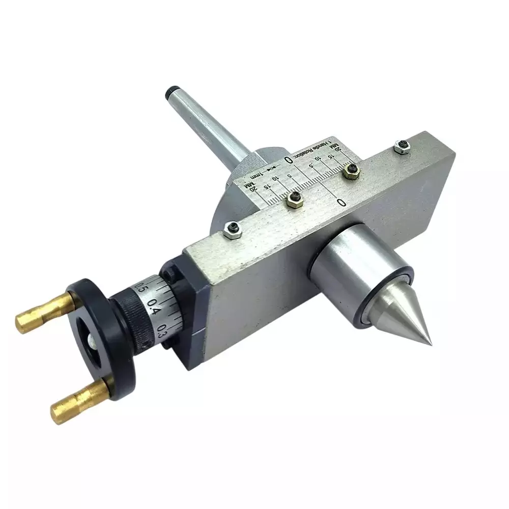 Buyohlic International Taper Turning Attachment with Revolving Live Center Morse Taper 4MT Shank for Off-setting Lathe's Tailstock, KG-DRZQ-RS4R