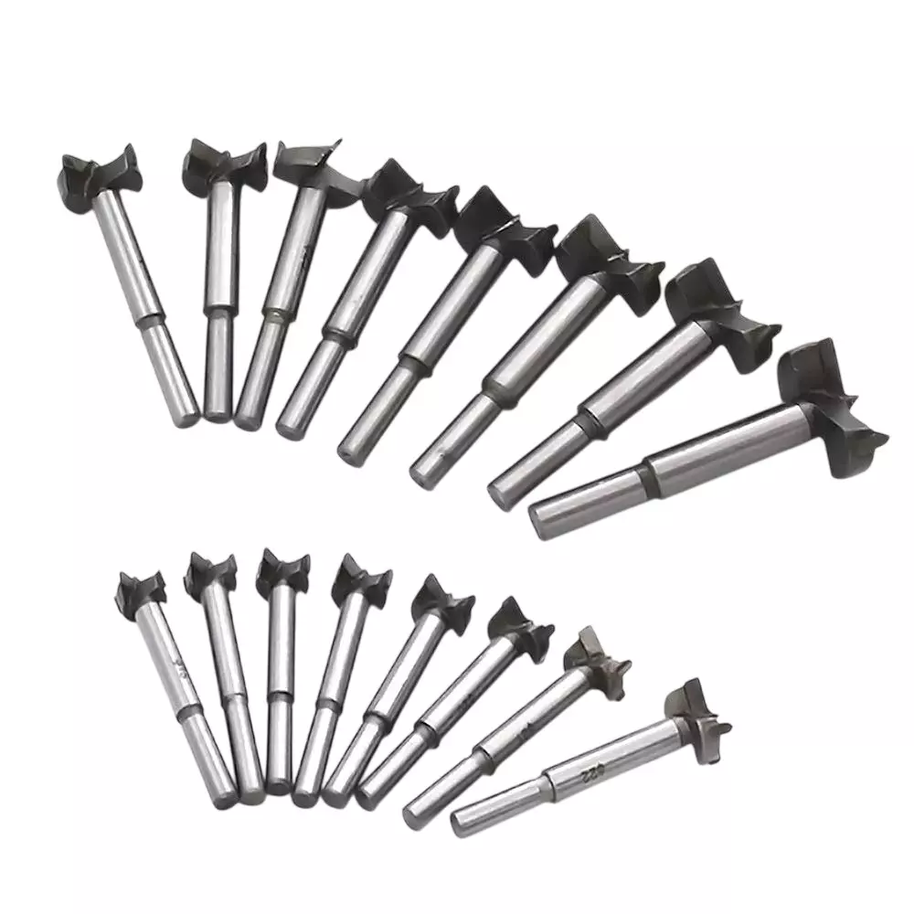 Veltrix 16 PCS Forstner Drill Bit Set TCT Carbide Tips (15 to 35 mm) Size for Woodworking, Hinge Boring, Mortise & DIY