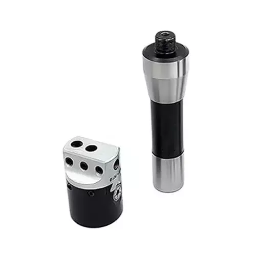 Buyohlic International 1.5 inch (38.1 mm) Boring Head, R8 Shank, 7/16 inch (11.1 mm) UNF Drawbar With Shank and Cutting Tools, ‎20-BH-301