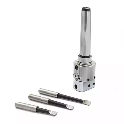 Buyohlic International 38 mm Boring Head 1 Div 0.015 mm 2MT Shank with HSS Tools, PJ-NGVT-FUCM