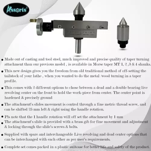 Assorts Patent Design Taper Turning Set Tool Steel Straight Shank