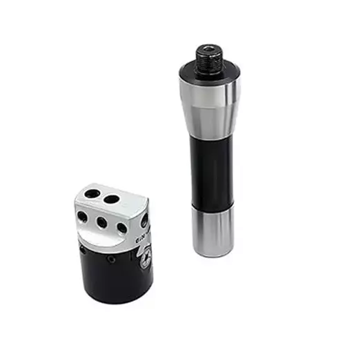 Buyohlic International 2 inch (50 mm) Boring Head Imperial Standard, R8 Shank, 7/16 inch (11.1 mm) UNF Drawbar With Indexable Boring Bars, Plastic Box