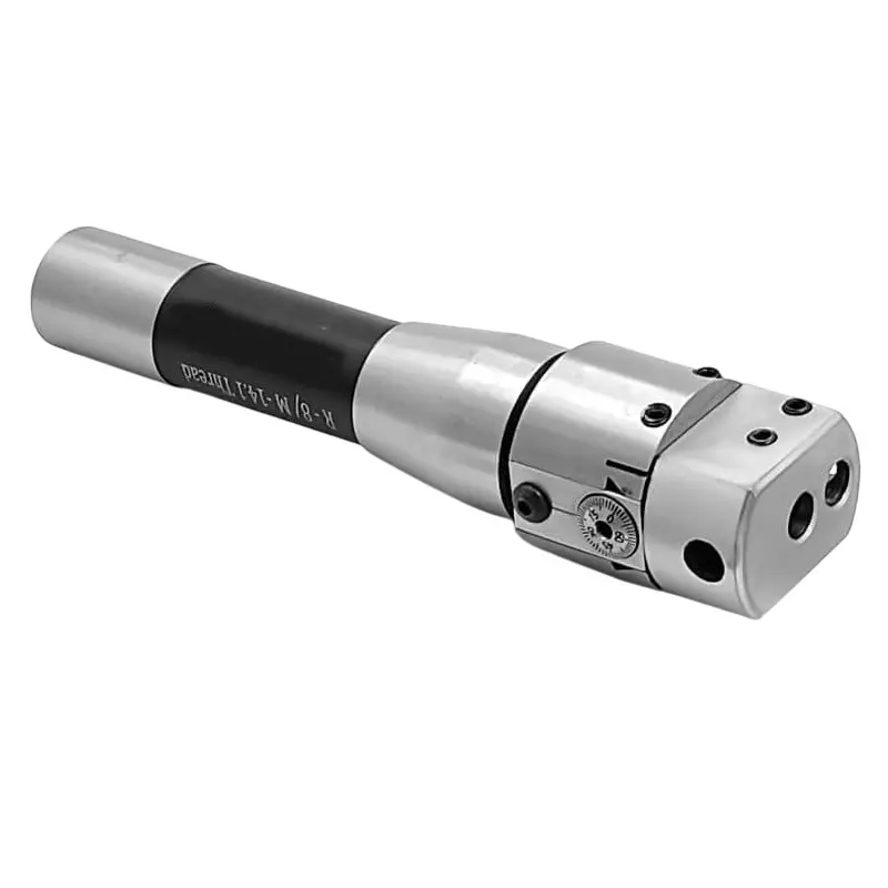 A.D INTERNATIONAL Boring Head, Diameter 38 mm Metric Standard, R8 Shank and 7/16 inch (11.1 mm) UNF Drawbar, 20-BH-201