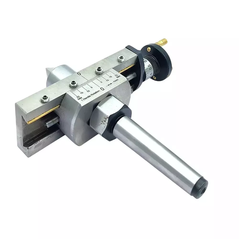 Buyohlic International Taper Turning Attachment with Revolving Live Center Morse Taper 3MT Shank for Off-setting Lathe's Tailstock, H8-9CCT-3NOB